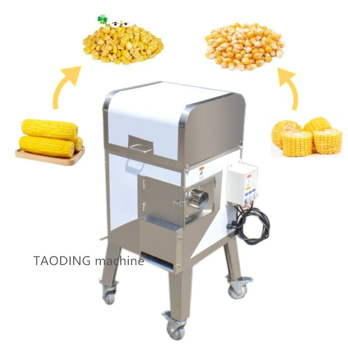 500-600KG/H fresh corn sheller machine corn kernel removing separator corn threshing machine maize peeler maize thresher machine