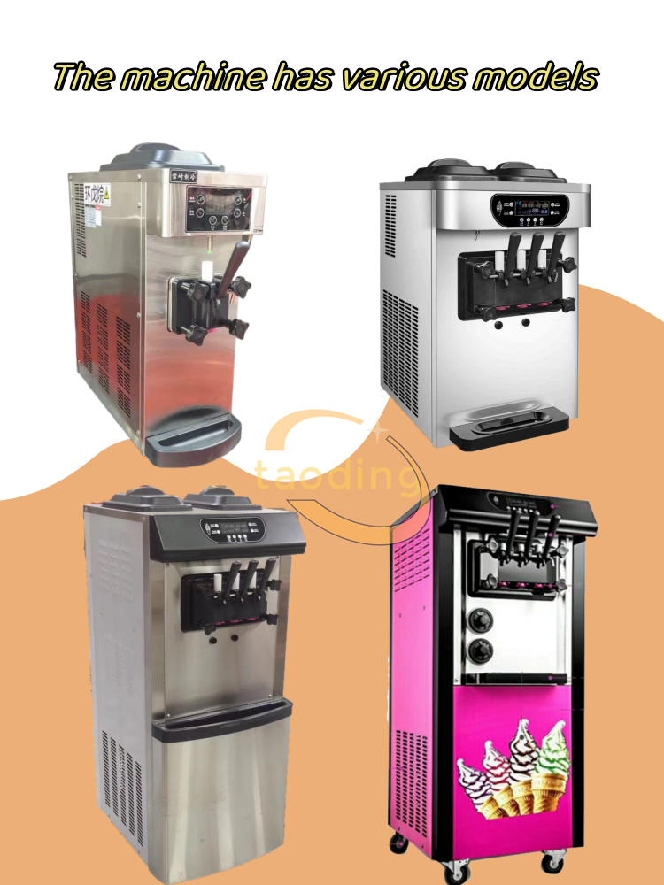 25L/H commercial icecream maker machine 3 Flavor Soft Serve ice cream making machine frozen yogurt ice cream machine for sale