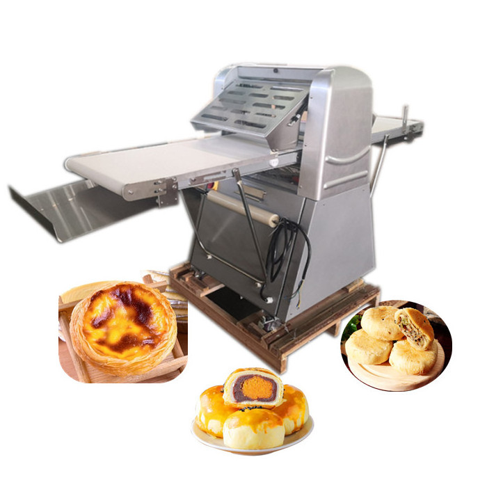 automatic commercial dough roller sheeter machine bakery laminating croissant folding machine press puff pastry making machine