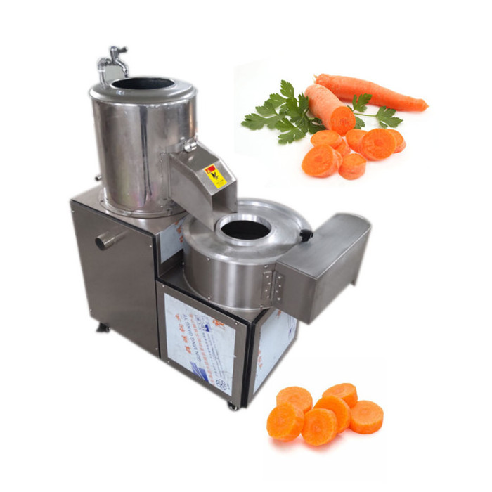 TDP-80 potato peeler and slicer machine chinese yam washing carrot peeling machine onion cleaning machine shredder radish cutter