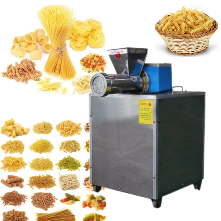 With different molds spaghetti macaroni pasta maker Hollow tube noodles forming machine processing macaroni pasta making machine