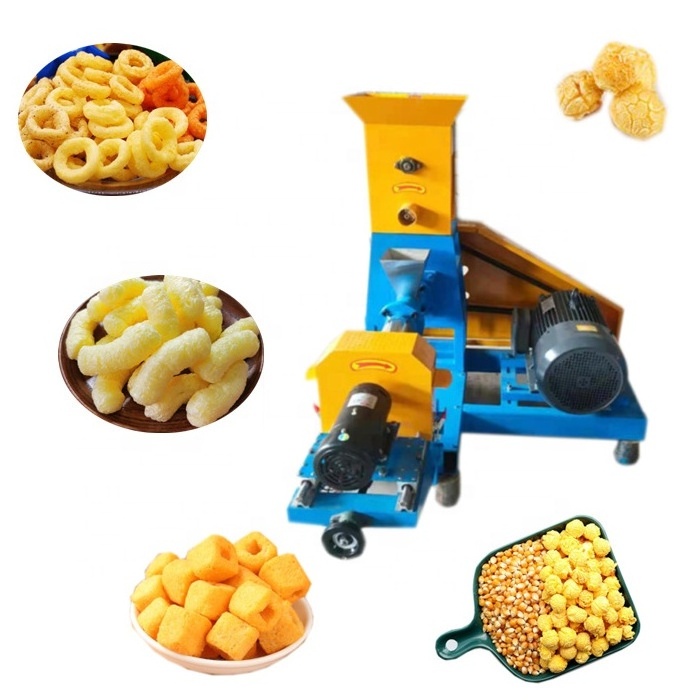 After-sales warranty	corn puff chip	continuous rice extruding puff machine	automatic puff corn make machine