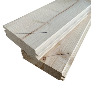 Wholesale High Quality Building Materials Wood Beams Glulam Logs  For Houses