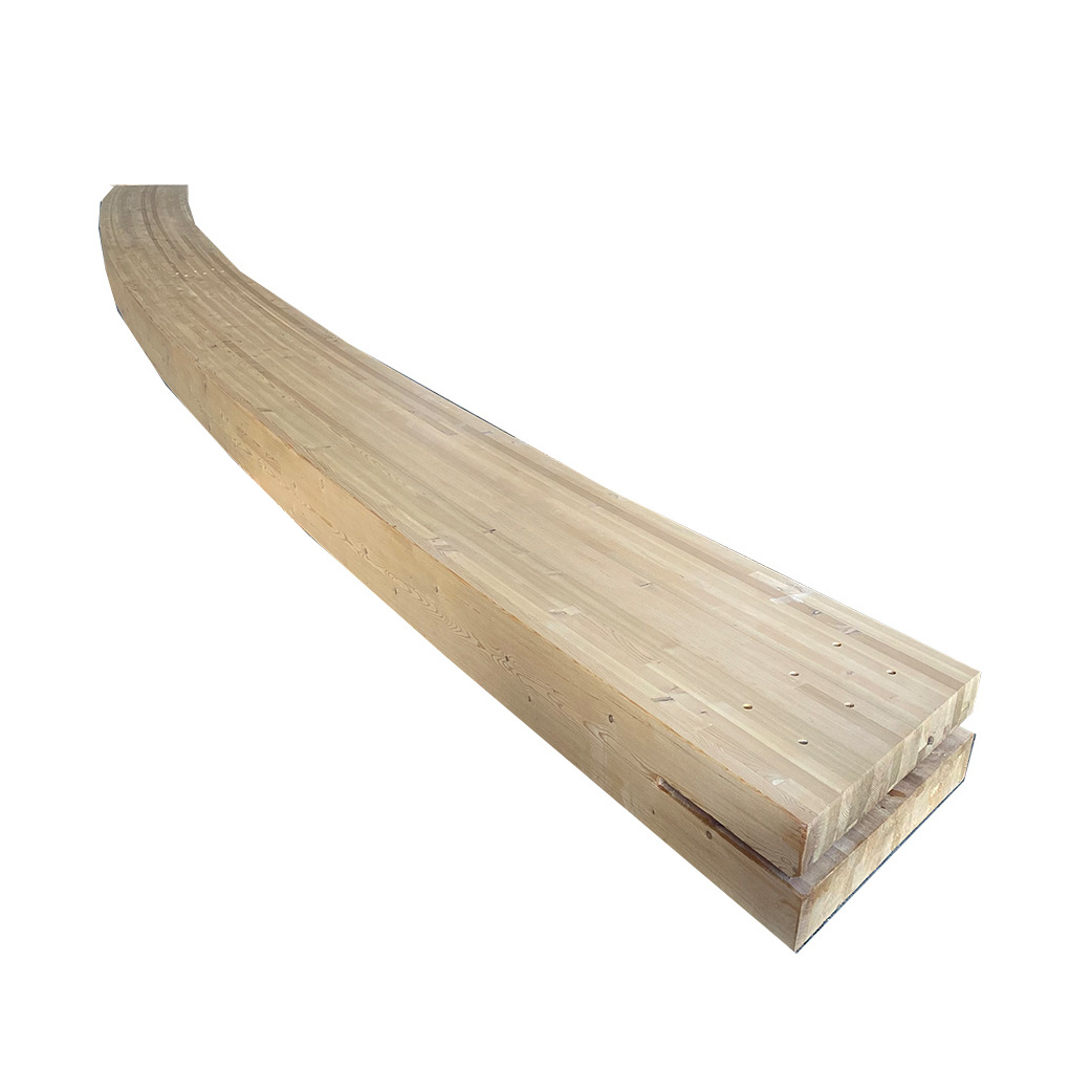 Wholesale High Quality Glulam Curved Beams Glued Laminated Timber Prices