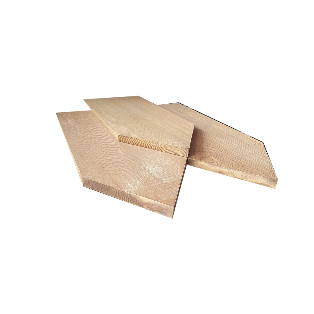 Jiazhu Canadian Red Cedar Wood Shingle Hexagon Shape Red Cedar Roof Shingle