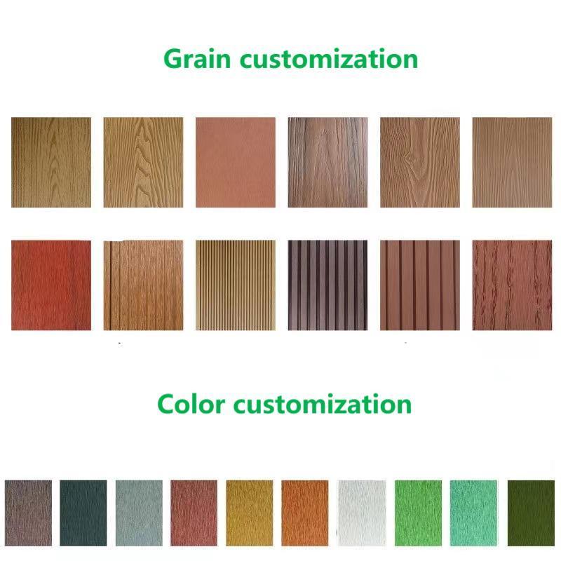 Fashion Garden Decoration WPC DIY Decking Tiles 300*300mm Outdoor Interlocking Plastic Wood Flooring Tiles