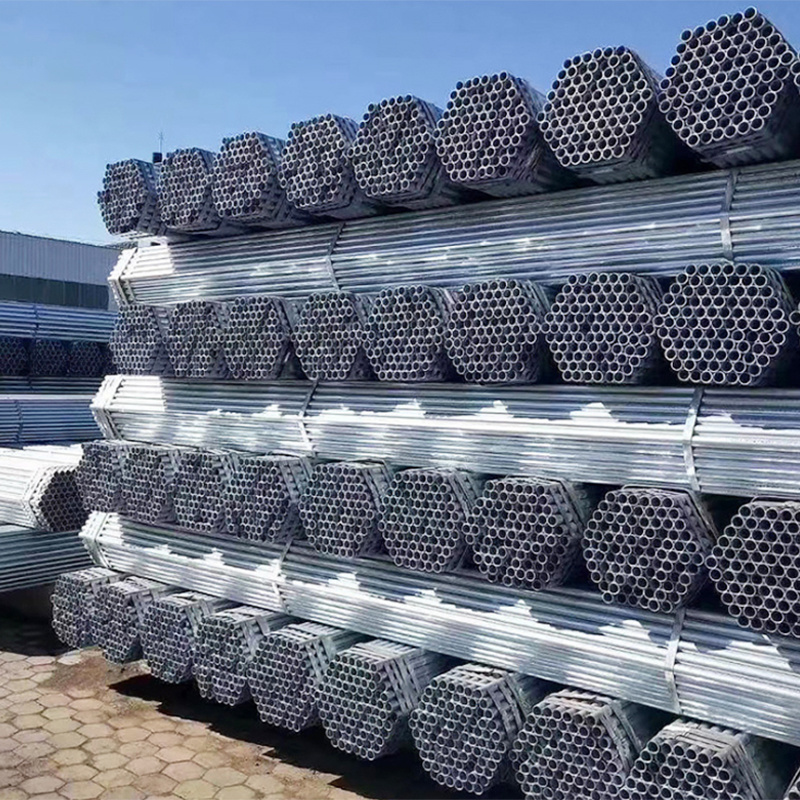 Hot Dipped Galvanized Gi Steel Pipes Pre Galvanized Rectangular Welded Iron tube Schedule 40 80 Pipe with Square Gate Design