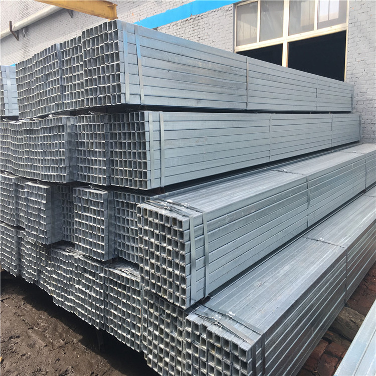 Hot Dipped Galvanized Gi Steel Pipes Pre Galvanized Rectangular Welded Iron tube Schedule 40 80 Pipe with Square Gate Design