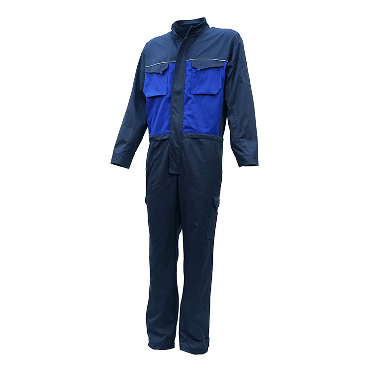 overalls workwear 100% Cotton Wholesale Construction Work wear Coverall Men Polyester Cotton Mechanic jumpsuit