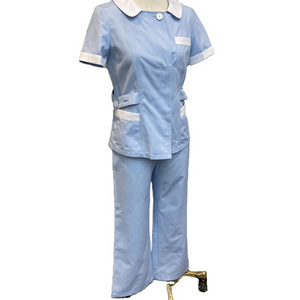 Cotton breathable female medical scrubs sets wholesale manufacture uniform for women soft fabric nurse scrubs