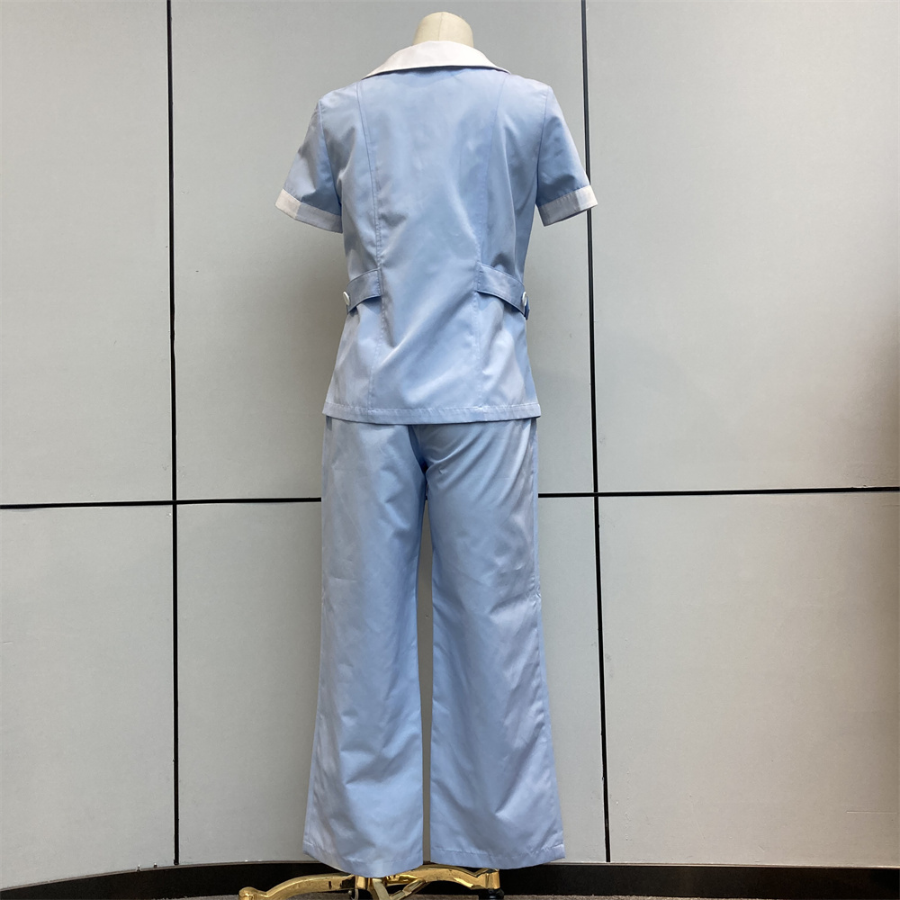 Cotton breathable female medical scrubs sets wholesale manufacture uniform for women soft fabric nurse scrubs