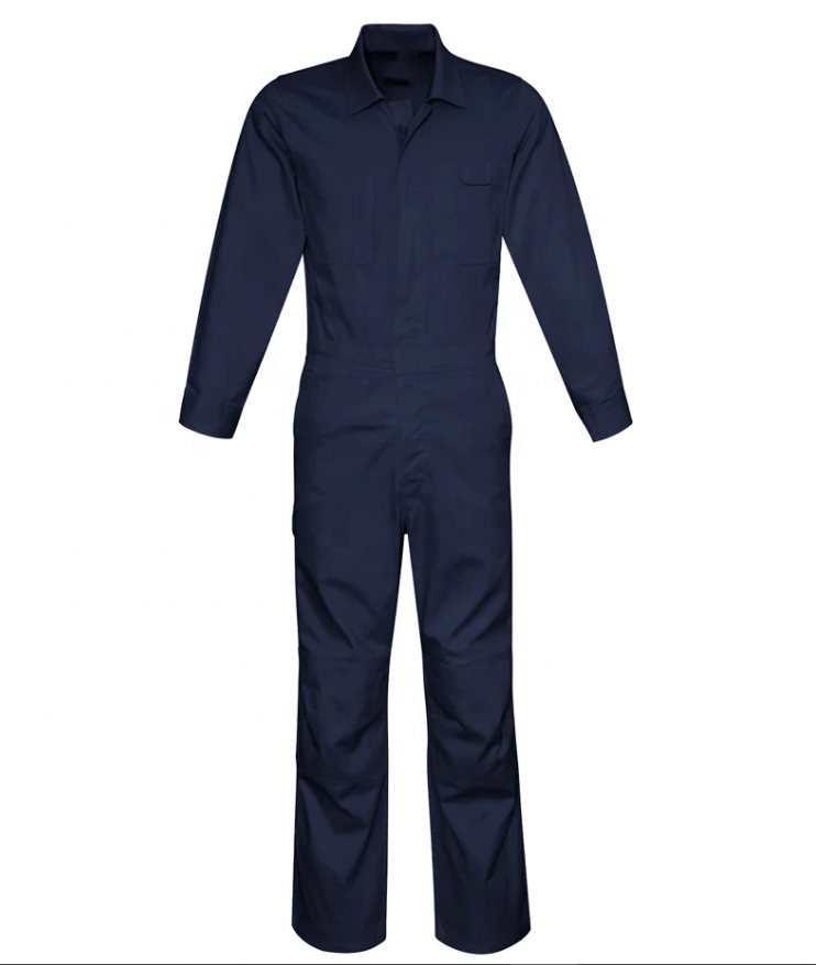 Hot Sale Plus Size Jumpsuits 65% Polyester 35% Cotton Mechanic Overalls Snap Front Unlined Work Clothing Coverall For Men