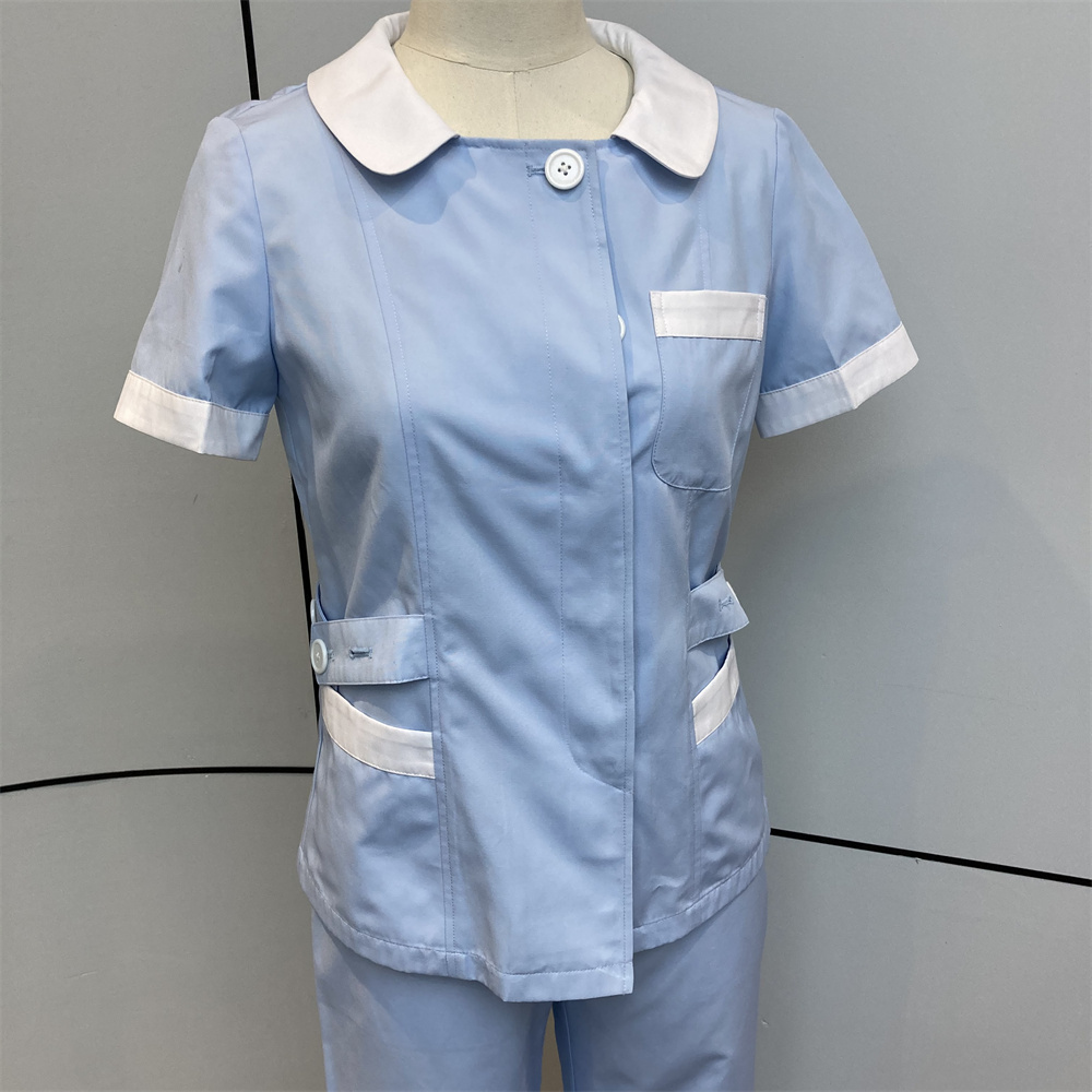 Cotton breathable female medical scrubs sets wholesale manufacture uniform for women soft fabric nurse scrubs