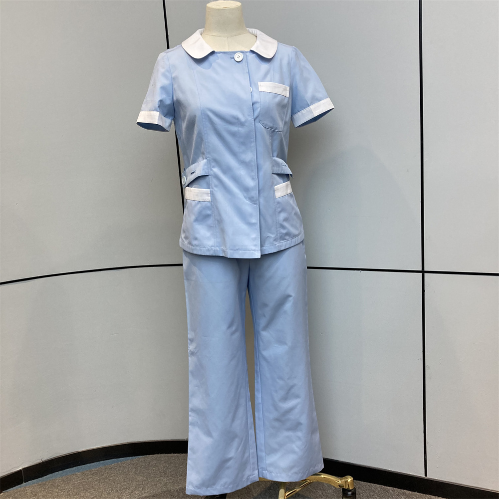 Cotton breathable female medical scrubs sets wholesale manufacture uniform for women soft fabric nurse scrubs