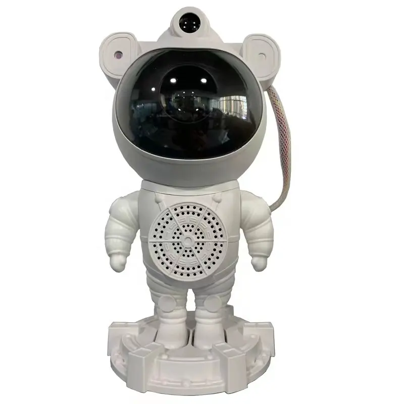 LED Astronaut Projector Lamp Star Galaxy Bedroom Atmosphere Light BT Speaker With Remote Control For Decoration Ornament