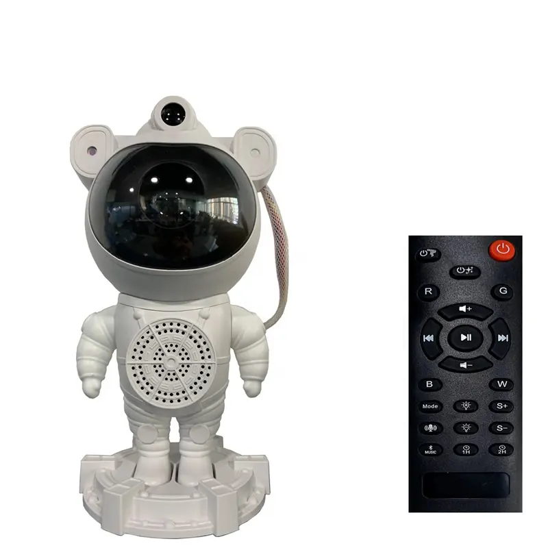 LED Astronaut Projector Lamp Star Galaxy Bedroom Atmosphere Light BT Speaker With Remote Control For Decoration Ornament