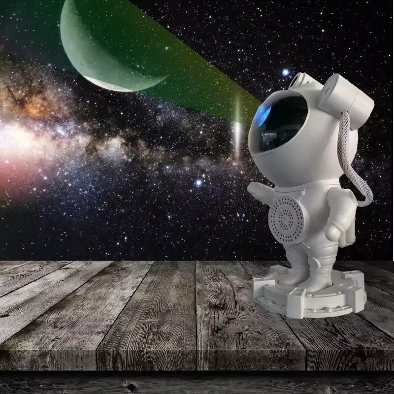 LED Astronaut Projector Lamp Star Galaxy Bedroom Atmosphere Light BT Speaker With Remote Control For Decoration Ornament