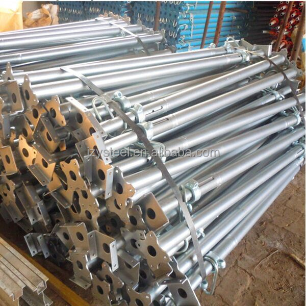 High Quality Push pull prop shoring jacks galvanized adjustable scaffolding formwork steel telescopic props jack post