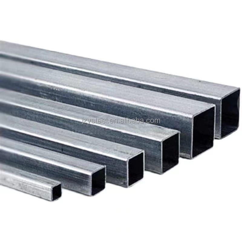 pre galvanized square steel tube for fence post 2.5x2.5 galvanized steel square tubing