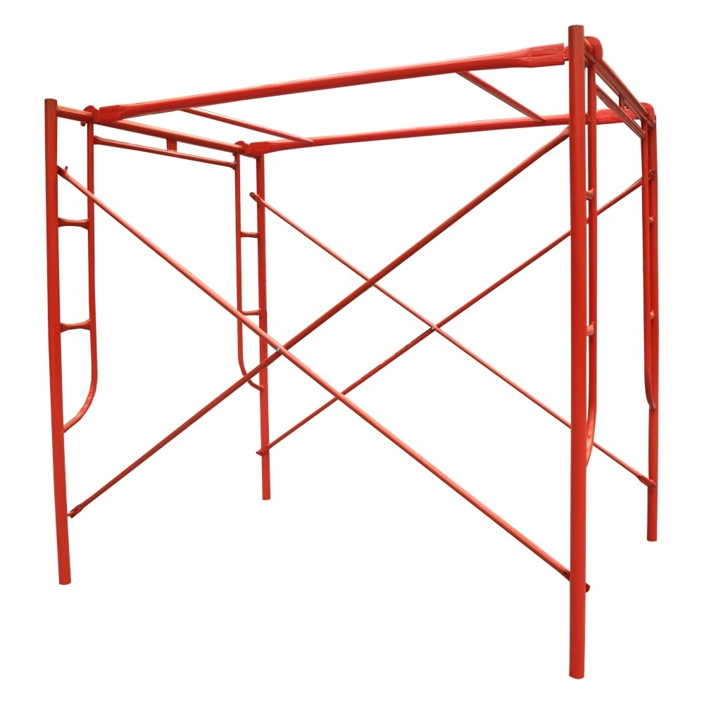 Good Quality cheap Steel scaffoldings ladder Frame Construction Scaffolding Mason step Ladders Frame