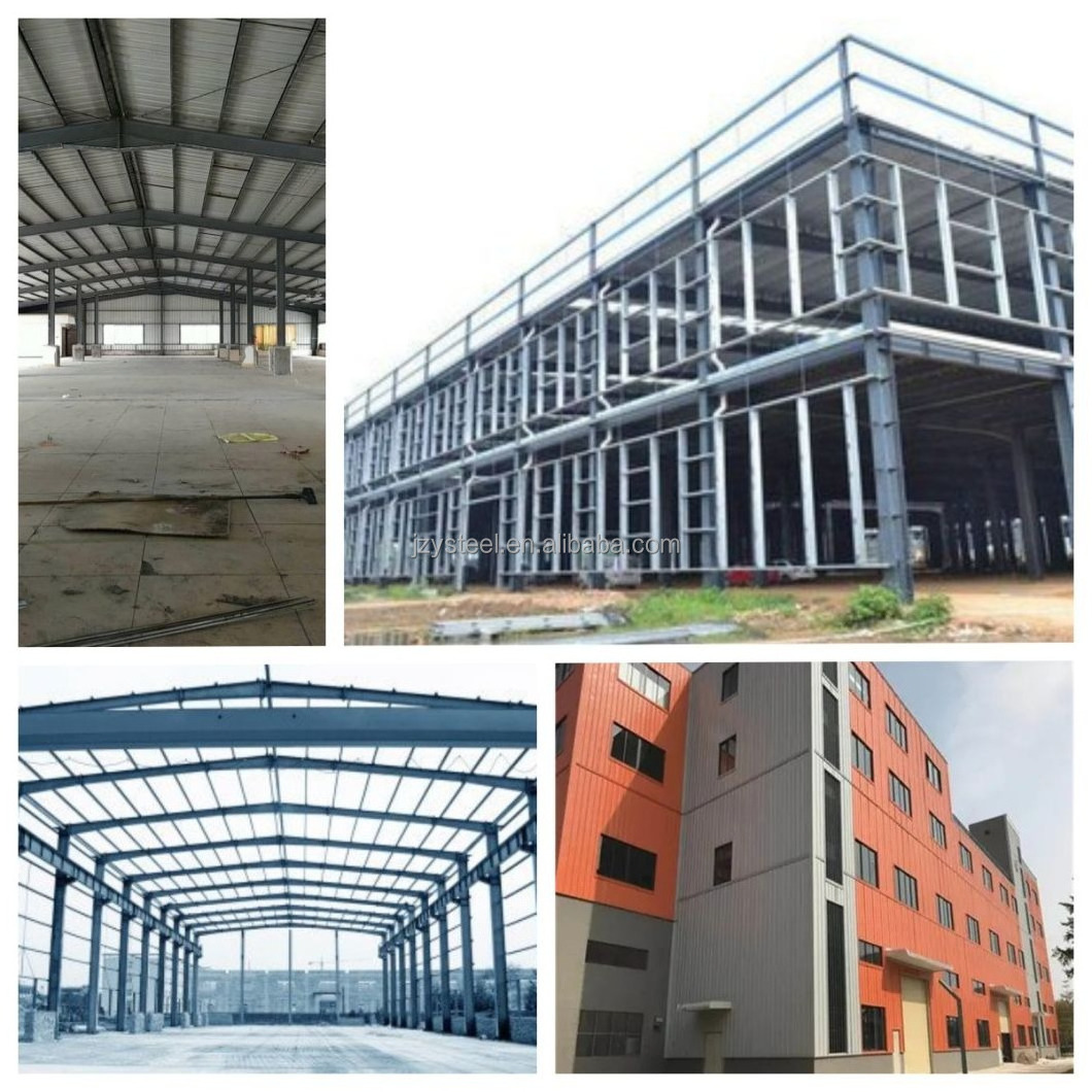 prefabricated workshop galvanized industrial Construction prefab design shed building steel structure warehouse