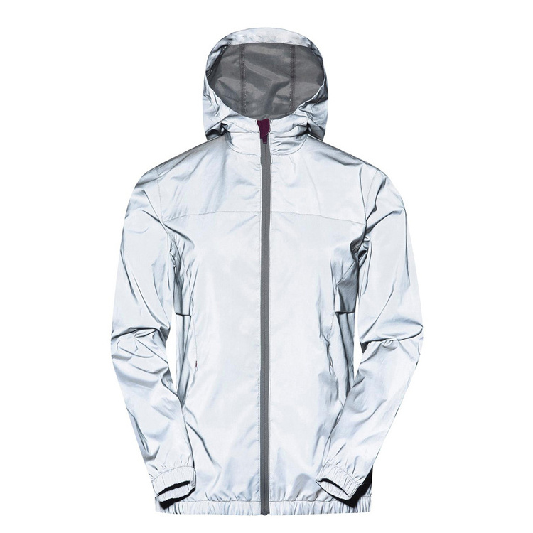 Wholesale new coming reflective jacket windbreak hooded men winter jacket reflective jacket