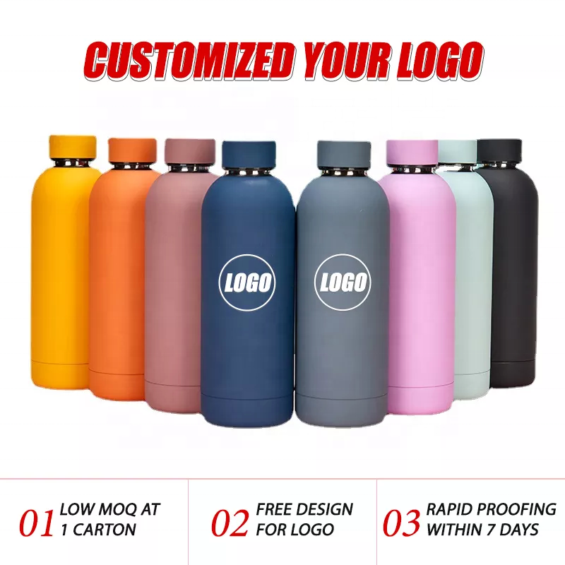 JZYZ Cola Shaped Logo Frosted Glass Stainless Steel Portable Unique Korean Water Bottle Manufacturers With Strap Eco Friendly