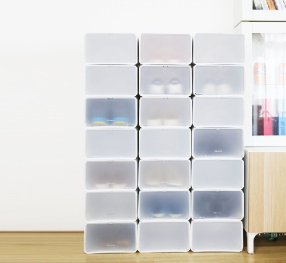 Drawer Storage Shoe Box Transparent Ladies Kids Sneaker Box Home PP Dust-proof Underwear Sock Storage Organizer