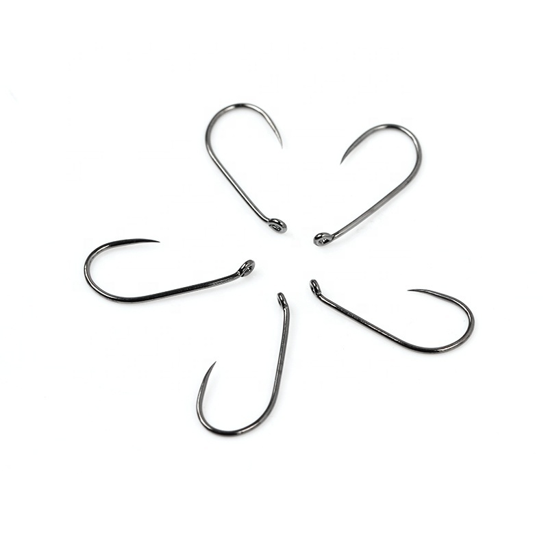 Stock Free Assemble Case, Competition Hooks, Dry Nymph Buzzer Wet Scud Salmon High Carbon Steel Barbless Fly Fishing Tying Hooks