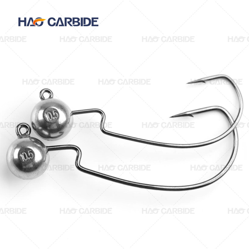 Weighted Texas Rig Hooks Football Swing Jig for Texas Rig offset Weedless Ned Rig jig Heads