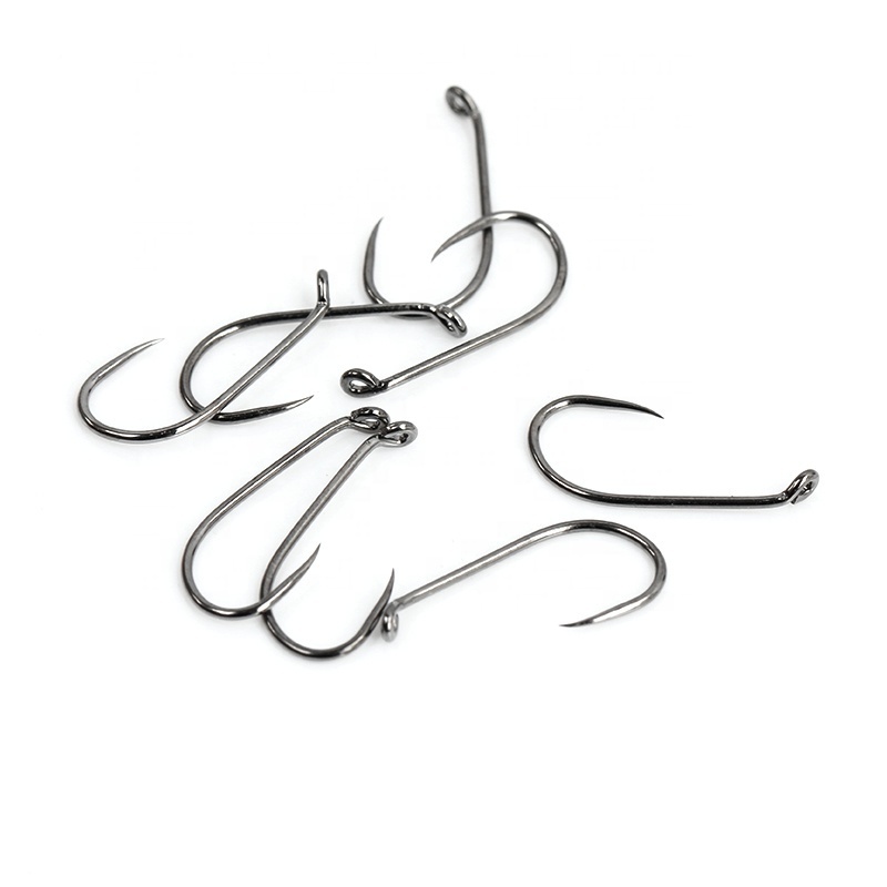 Black Nickel Competition Fly Fishing Barbless fly tying hook Standard Nymph heavy dry Fly Hook