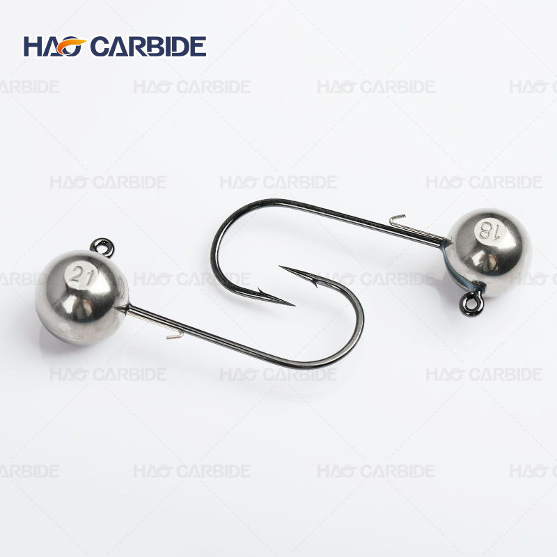 Fishing Swing Football tungsten ball jig head