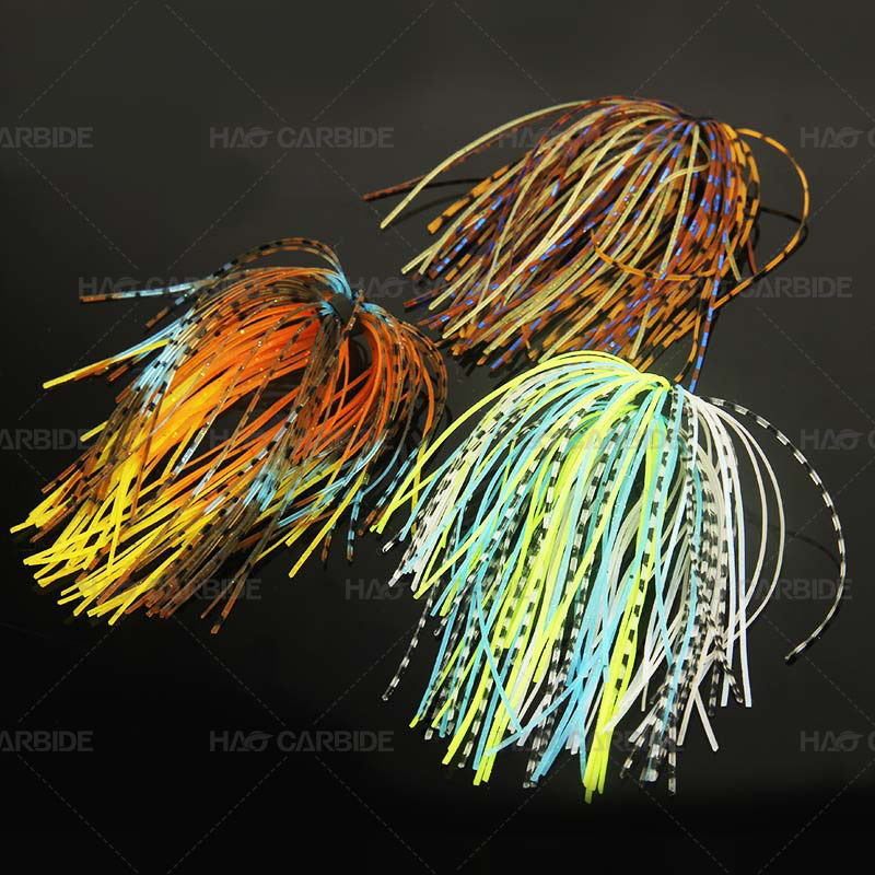 Wholesale Silicone fishing skirts silicone skirt material  Silicone Jig Skirts