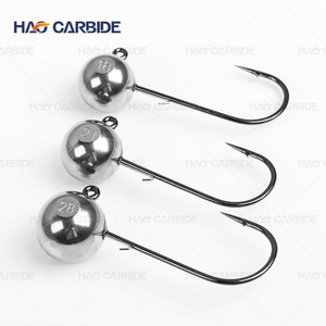 Fishing Swing Football tungsten ball jig head