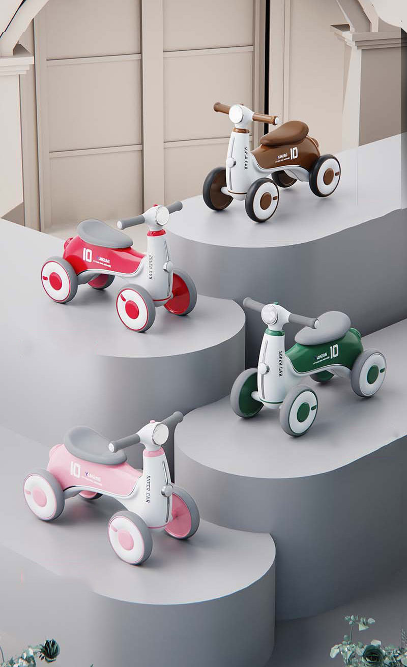 Scooter Walker Sliding Balanced Car Toddler Ride On Toy Pushing Car Customized Kids Gift for Boys Girls Factory wholesale