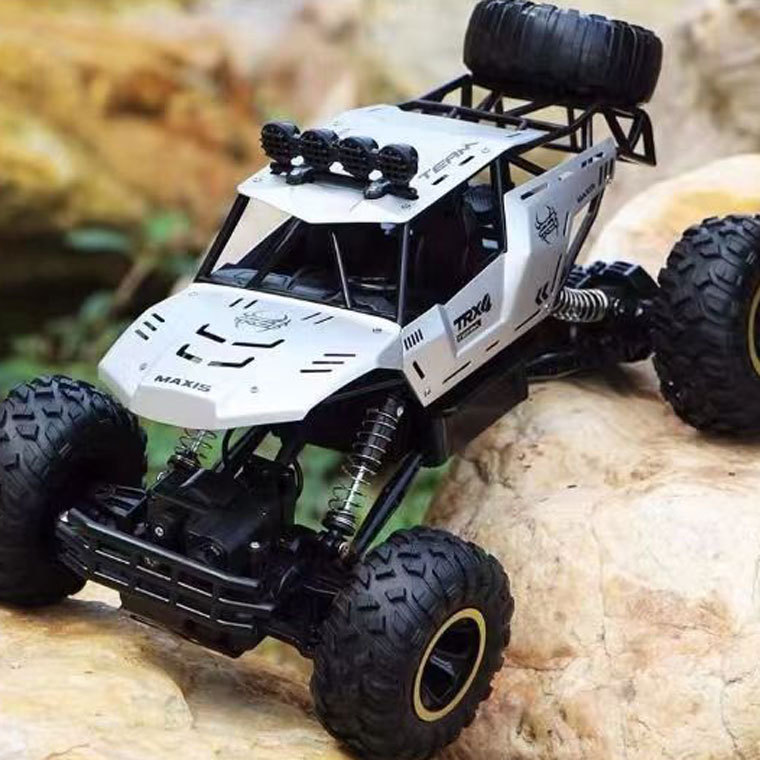 2.4Ghz RC Cars 4WD Rechargeable Rock Crawler Electric Off Road Radio Remote Control Car Monster Trucks Toys for Kids Gifts