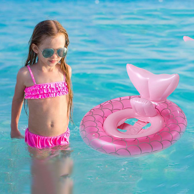 Inflatable Swim Rings Funny Beach Party Toys Summer Swimming Pool Float Ring Tubes Cute Pattern Tube for Kids Adults