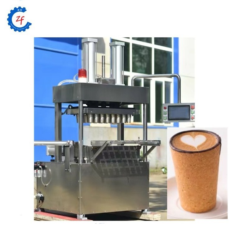 Edible cookie coffee cup making machine price