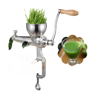 Hot Selling Wheat Grass Juicer Machine Wheatgrass Fruit Slow Juicer Manual Screw Juicer