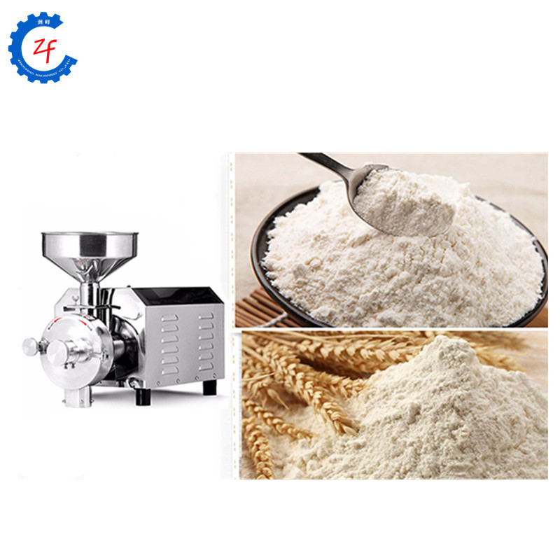 Stainless steel mini chili powder grinding machinery beans flour mill electric coffee corn grinder milling machine