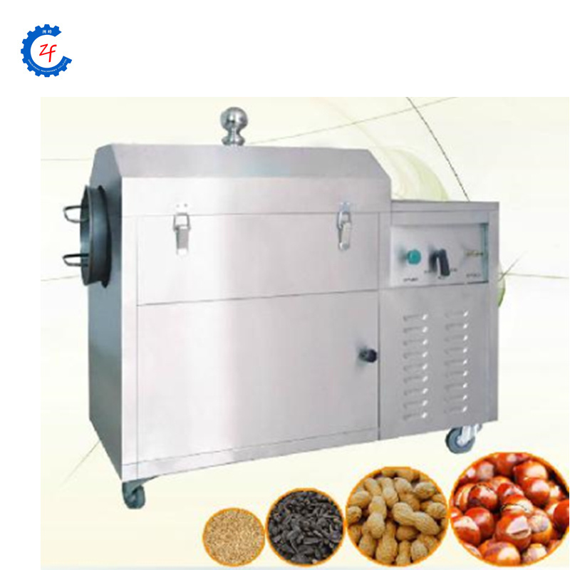 Portable coffee bean roaster equipment peanut fry roasting machine