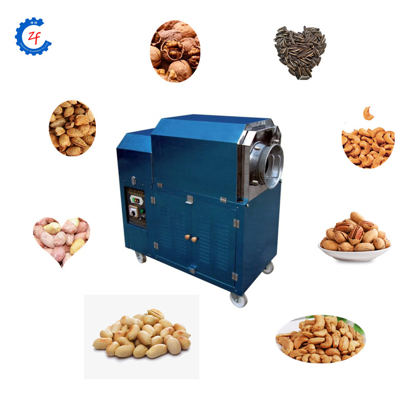 Portable coffee bean roaster equipment peanut fry roasting machine