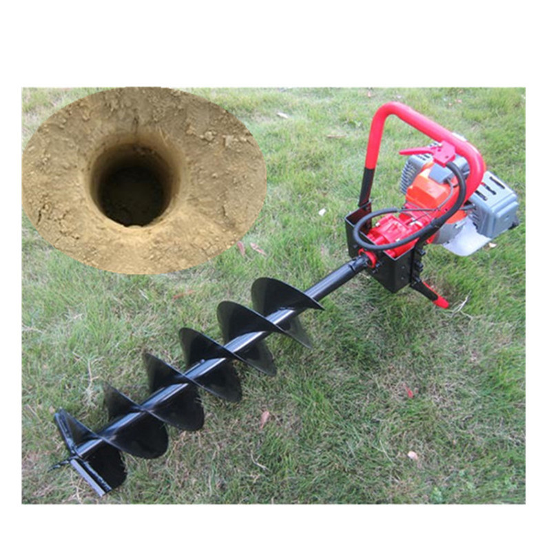 Manual Operation Planting Tree Hole Digger Earth Puncher Ice Auger Machines