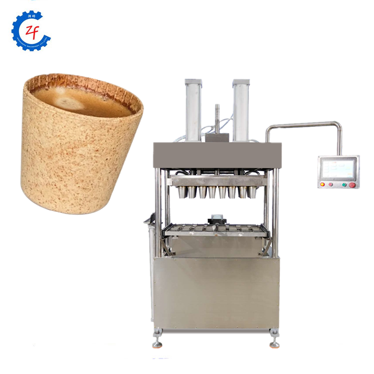 Edible cookie coffee cup making machine price