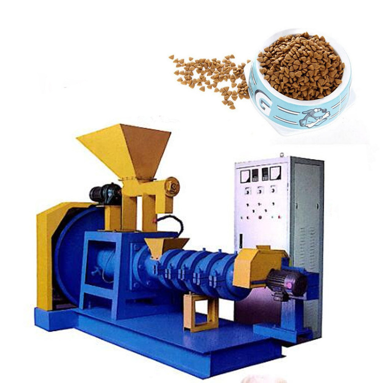 Stainless Steel Dog Food Animal Fish Feed Puffing Machine Feed Pellet Machinery