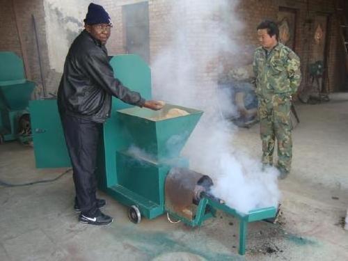 Large Capacity Biomass Fuel Briquettes Extruder Charcoal Briquette Machine