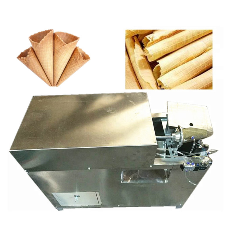 Commercial Ice Cream Waffle Cone Maker/Rotary Egg Roll Making Machine