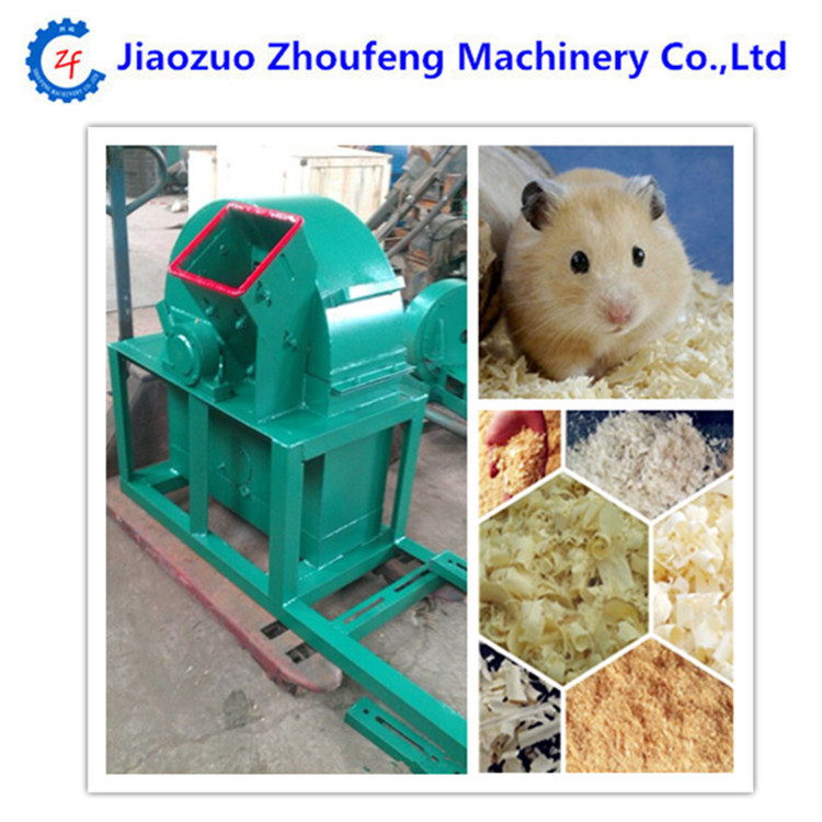 Homemade wood shaving machine for animal bedding