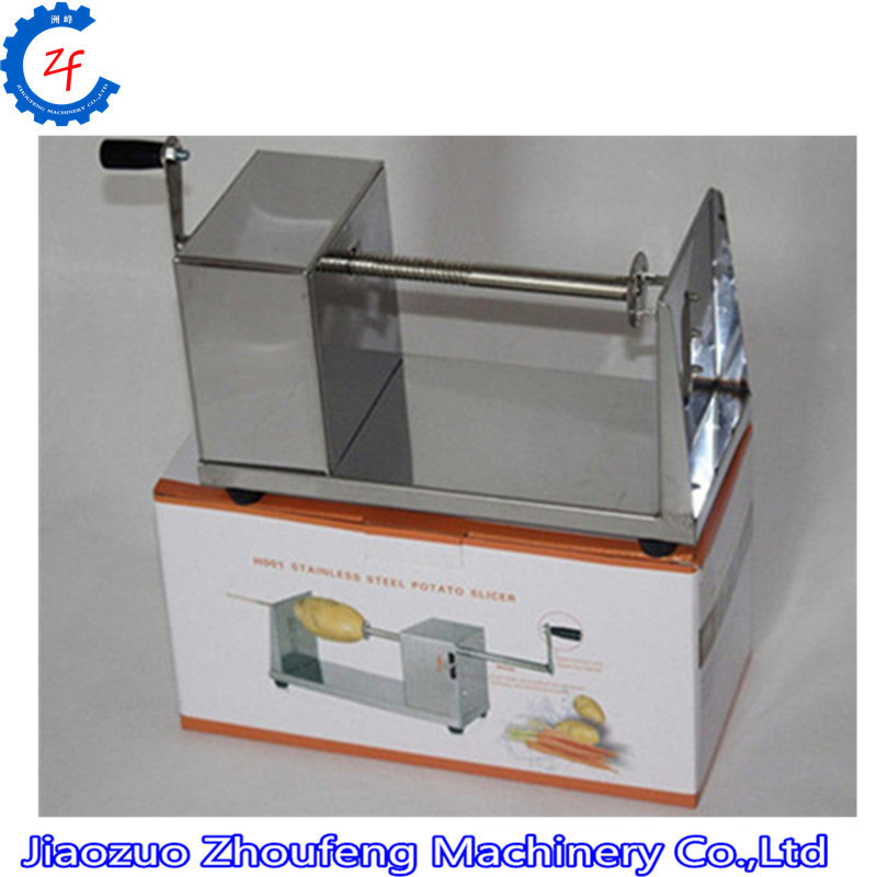 Twister tornado spiral potato and sausage cutter cutting machine