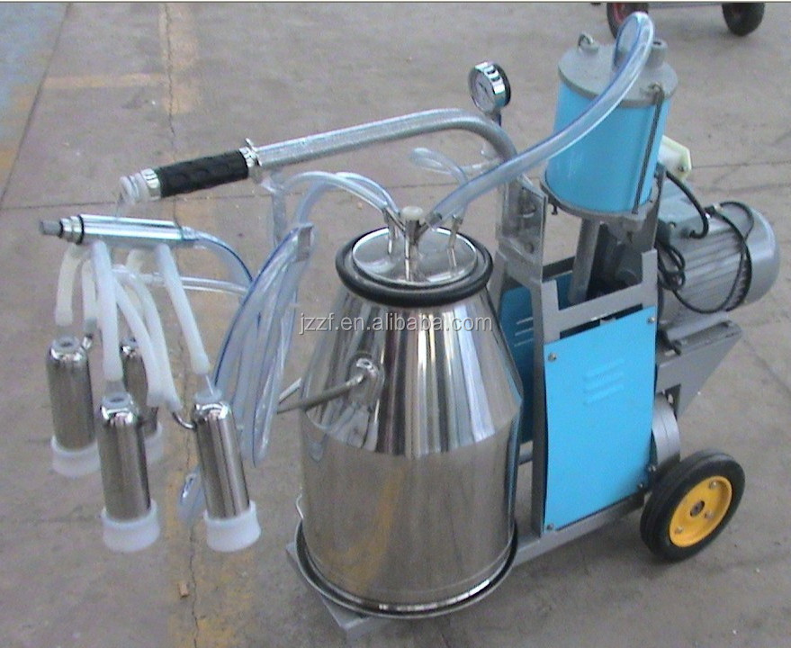 Single Bottle Piston-type Cow Milking Machine